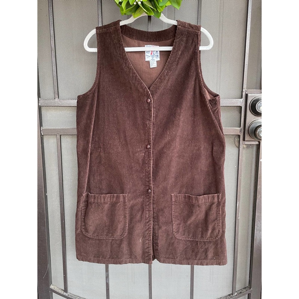 70s Studio Wear Corduroy Sheath Dress- Large